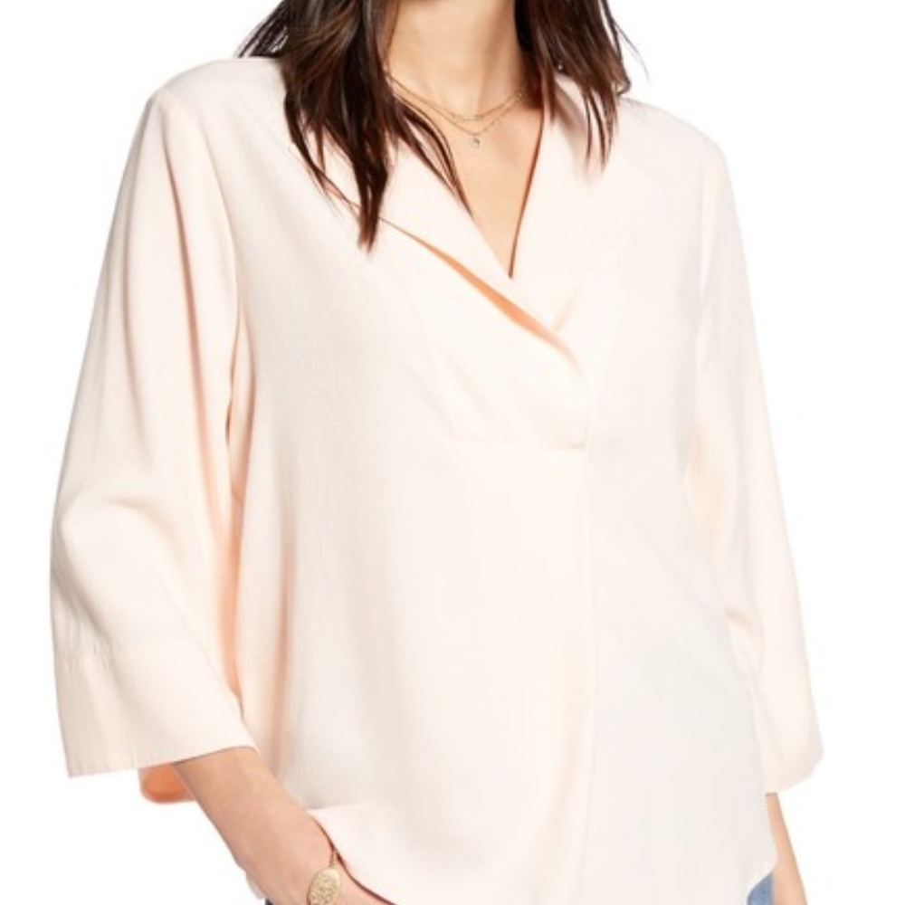 TREASURE & BOND Placket Top SOFT PINK (BLUSH)